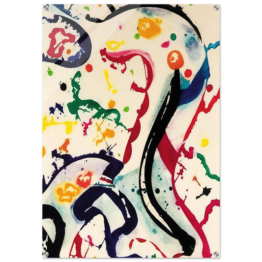 Untitled  L. I112  - Sam Francis Acrylic Print - 70x100 cm / 28x40″ inches
