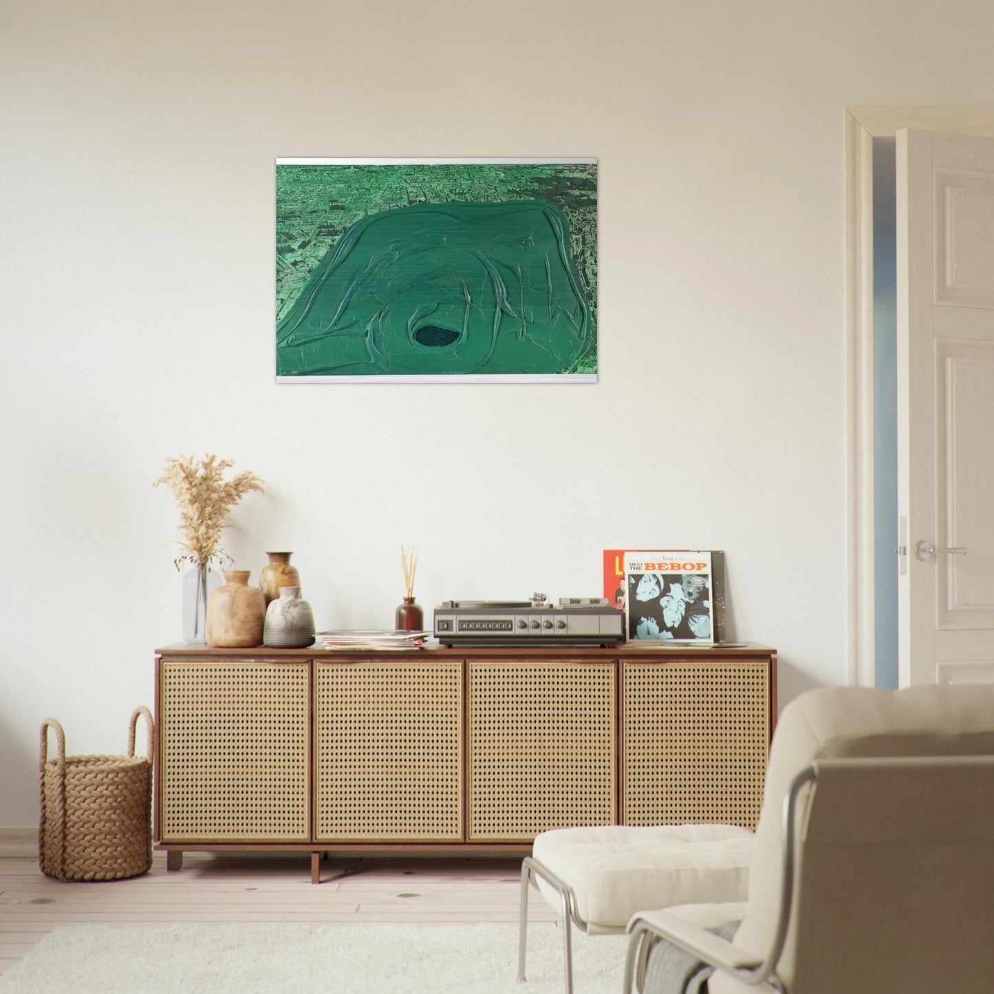 Postcard Hyde Park - 1969 - Dieter Roth Brushed Aluminum Print - 70x100 cm / 28x40 inches | Dieter Roth Aluminum Print | Dieter Roth Prints
