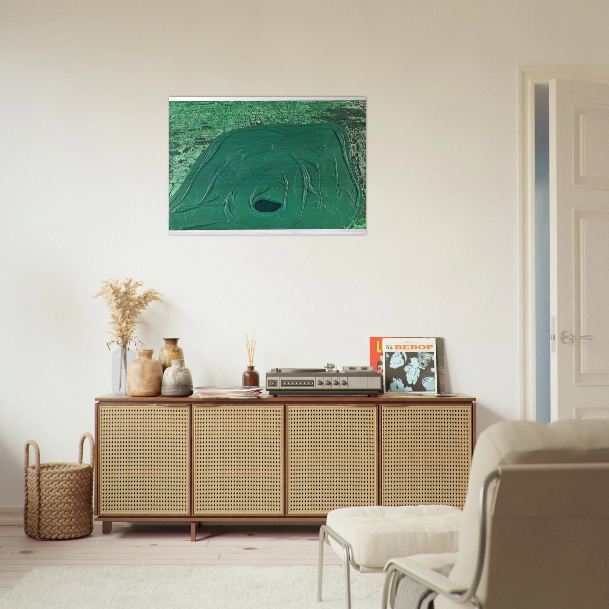 Postcard Hyde Park - 1969 - Dieter Roth Brushed Aluminum Print - 70x100 cm / 28x40 inches | Dieter Roth Aluminum Print | Dieter Roth Prints