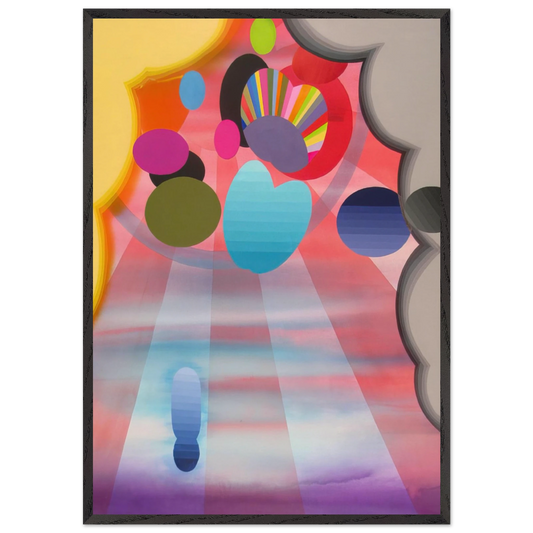 Beppe - 2010 - Stephen Mueller 70x100 cm / 28x40 inches Framed Art Print – Black Wooden Frame
