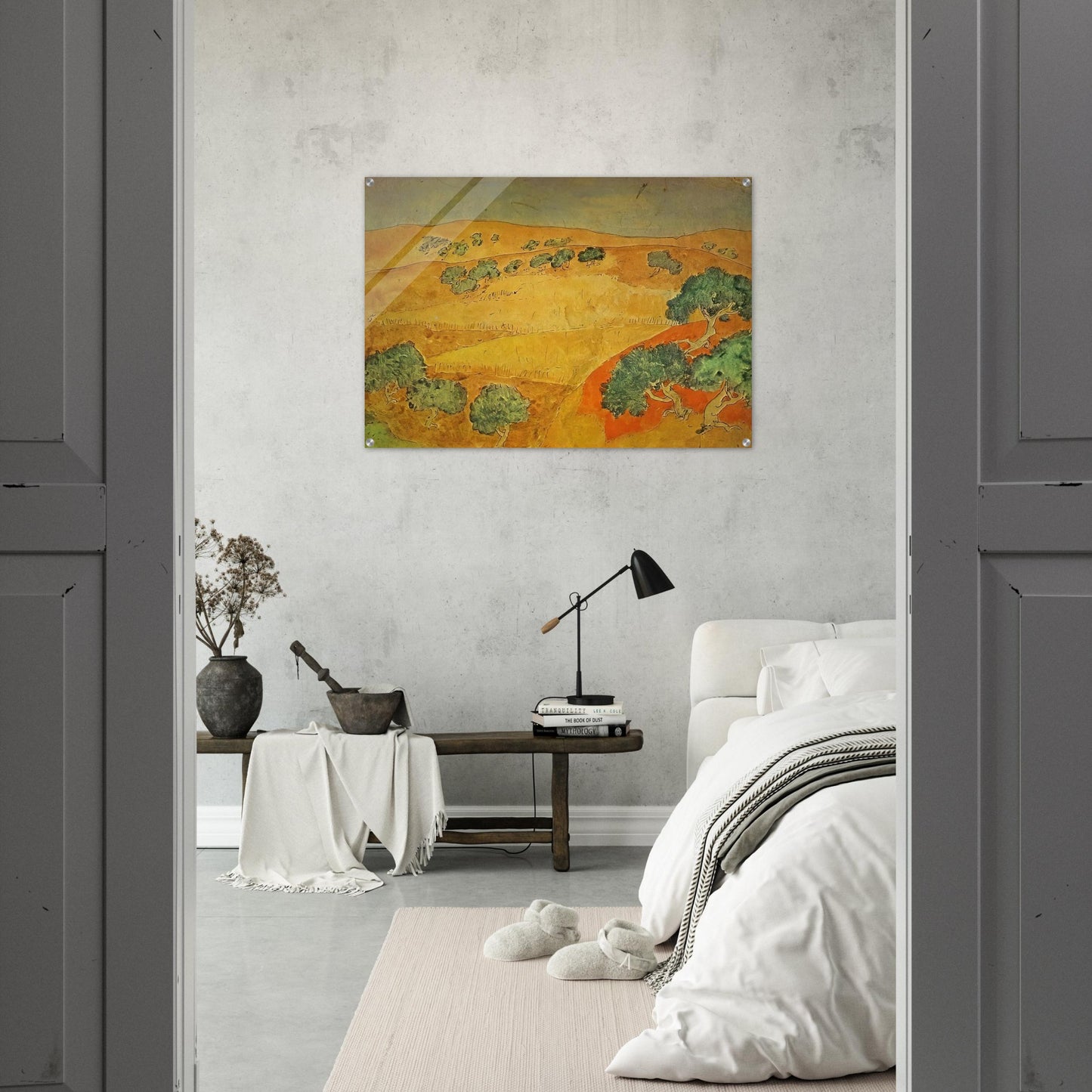 Summer landscape - Pablo Picasso Acrylic Print - 70x100 cm / 28x40″ inches