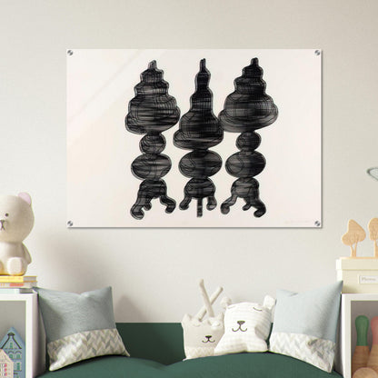 3 Cakes on Swivel Chairs - 1971 - Dieter Roth Acrylic Print - 70x100 cm / 28x40″ inches