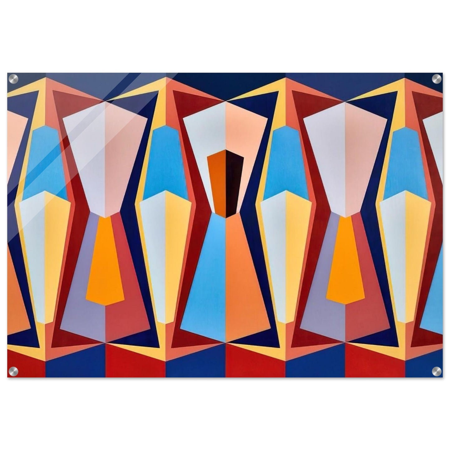 Stage II - 1958 - Karl Benjamin Acrylic Print - 70x100 cm / 28x40″ inches | Karl Benjamin Wall Art | Karl Benjamin Prints
