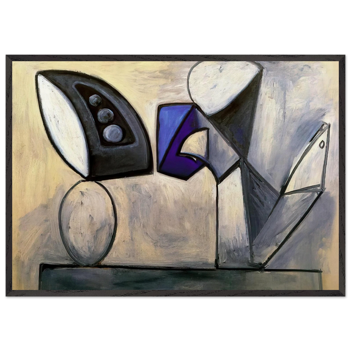 Still life - 1947 - Pablo Picasso 70x100 cm / 28x40 inches Framed Art Print – Black Wooden Frame