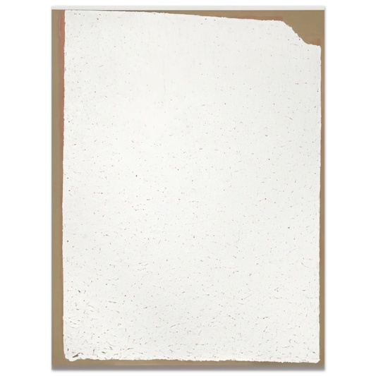 Robert Ryman - Convention - 2002  75x100 cm / 30x40inches Fine Art Poster