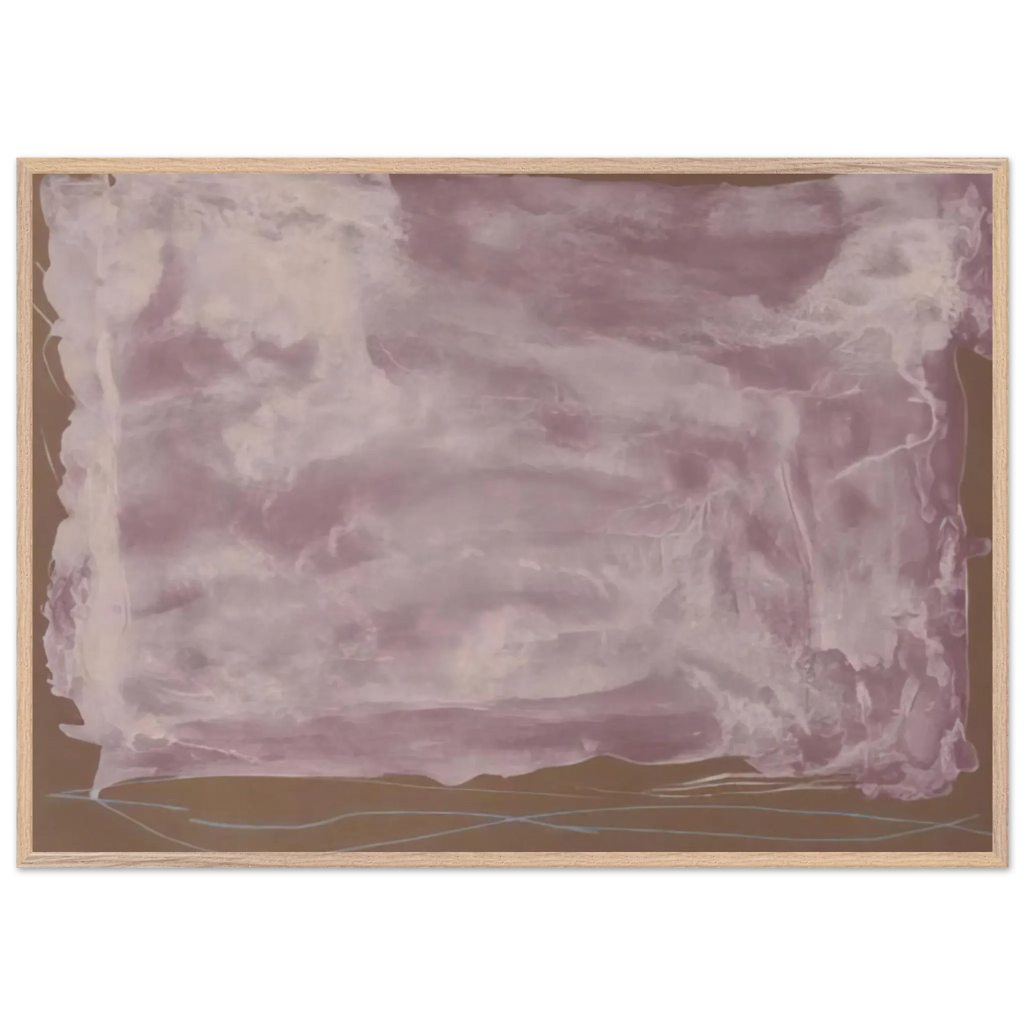 Helen Frankenthaler - Soho Dreams - 1987 Wall art - A3 (29.7 x 42  cm) - Premium Wooden Framed Poster With Fine Art Paper - White frame