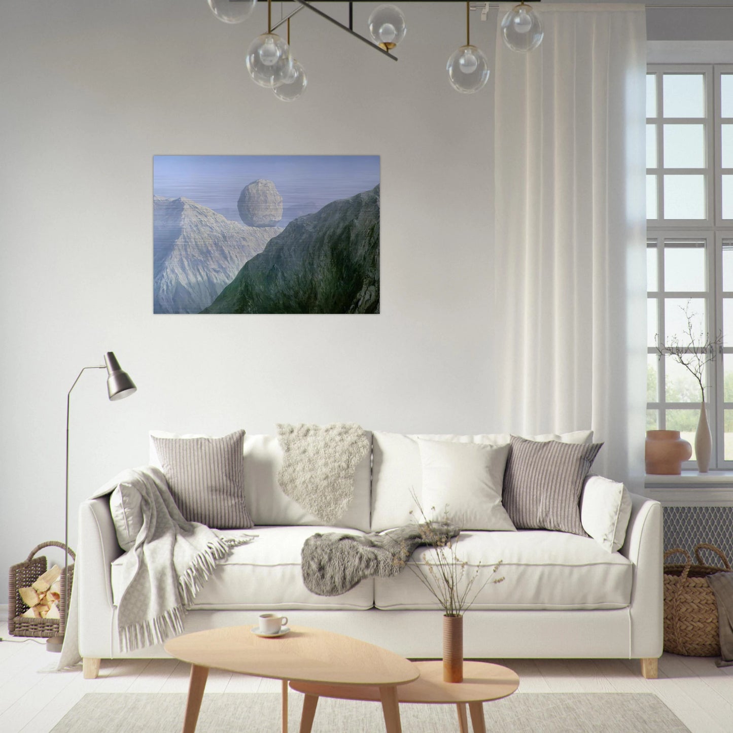 THE GLASS KEY 1959 - Rene Magritte Brushed Aluminum Print - 70x100 cm / 28x40 inches | Rene Magritte Aluminum Print | Rene Magritte Prints
