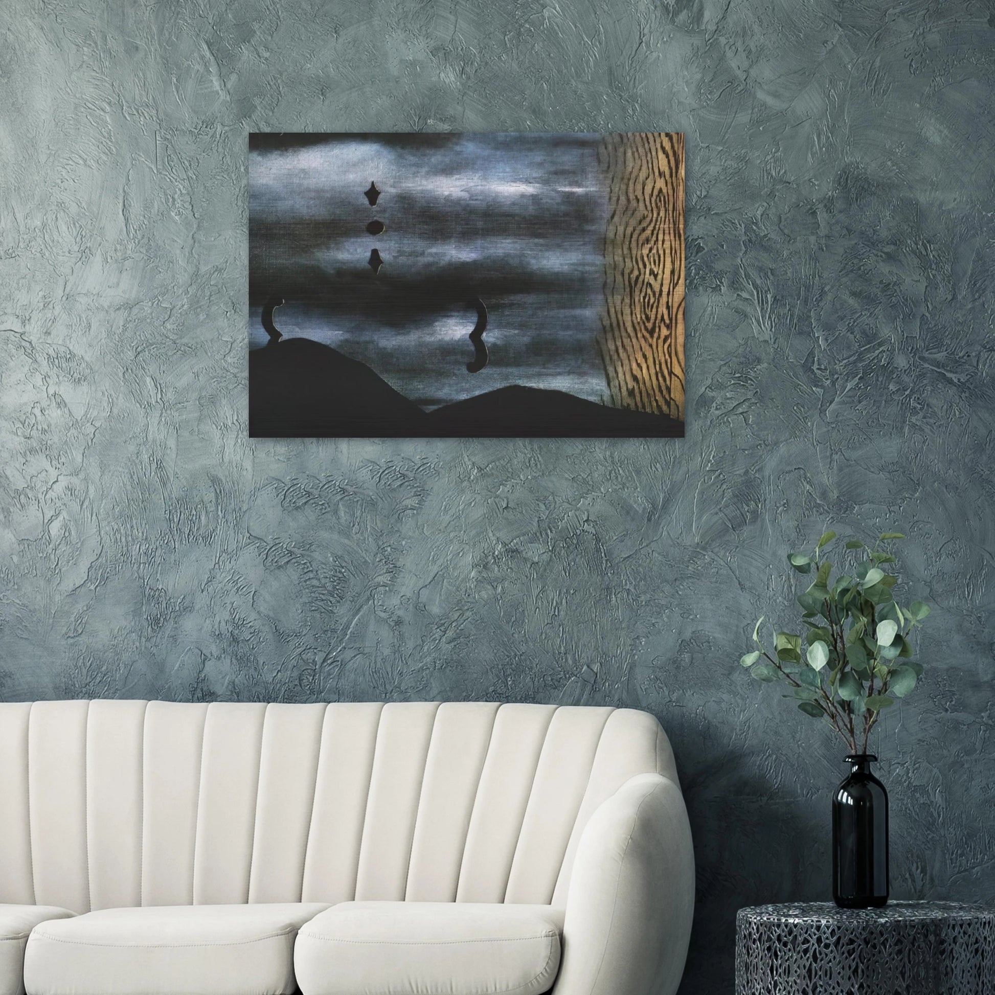 THE LINING OF SLEEP 1928 - Rene Magritte Brushed Aluminum Print - 70x100 cm / 28x40 inches | Rene Magritte Aluminum Print | Rene Magritte Prints