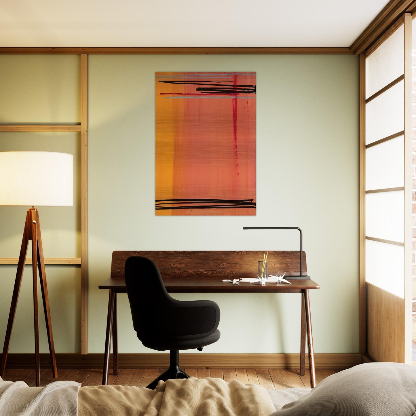 Caxambus - Color Field Painting - Larry Zox Brushed Aluminum Print - 70x100 cm / 28x40 inches | Larry Zox Aluminum Print | Larry Zox Prints