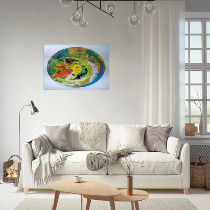 BEAUTIFUL REVOLVING SPHINCTER - Damien Hirst Brushed Aluminum Print - 70x100 cm / 28x40 inches | Damien Hirst Aluminum Print | Damien Hirst Prints