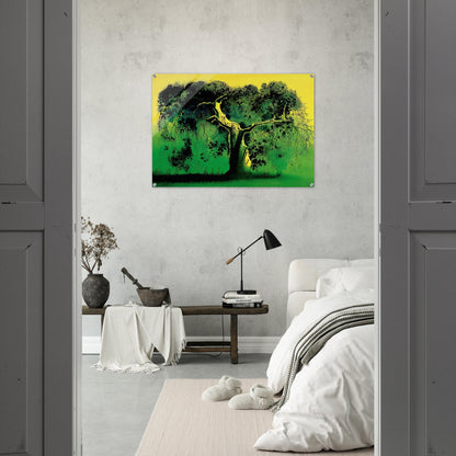 Sycamore - Eyvind Earle Acrylic Print - 70x100 cm / 28x40″ inches