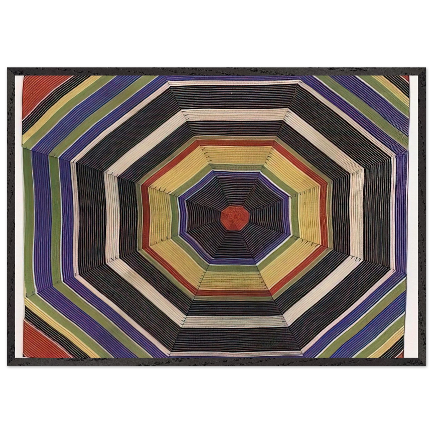 UNTITLED 2005 4 - Louise Bourgeois 70x100 cm / 28x40 inches Framed Art Print – Black Wooden Frame