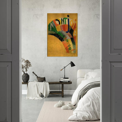 MONTJOIE - Sonia Delaunay Brushed Aluminum Print - 70x100 cm / 28x40 inches | Sonia Delaunay Aluminum Print | Sonia Delaunay Prints