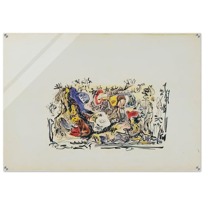 UNTITLED - Jackson Pollock Acrylic Print - 70x100 cm / 28x40″ inches