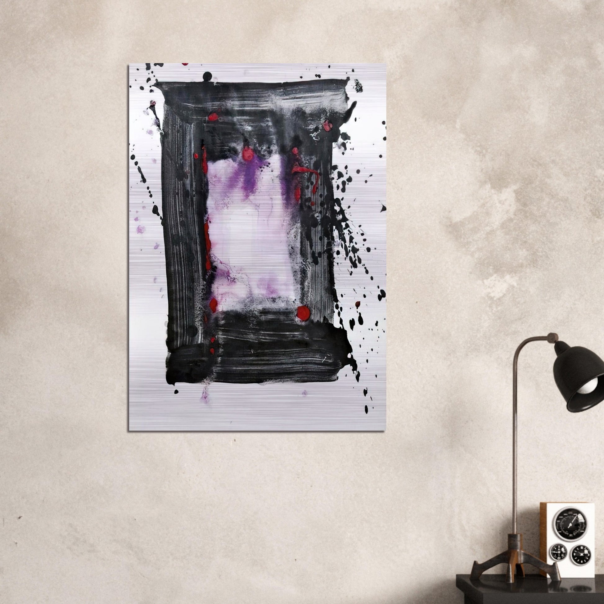 Untitled  SF75-1117  - Sam Francis Brushed Aluminum Print - 70x100 cm / 28x40 inches | Sam Francis Aluminum Print | Sam Francis Prints