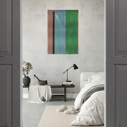 Ocean Park #30 - Richard Diebenkorn Brushed Aluminum Print - 70x100 cm / 28x40 inches | Richard Diebenkorn Aluminum Print | Richard Diebenkorn Prints