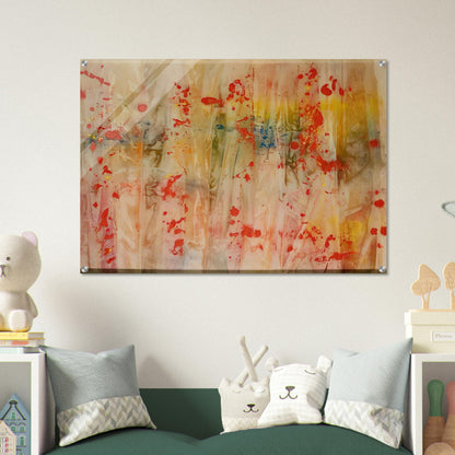 Red April - Sam Gilliam Acrylic Print - 70x100 cm / 28x40″ inches