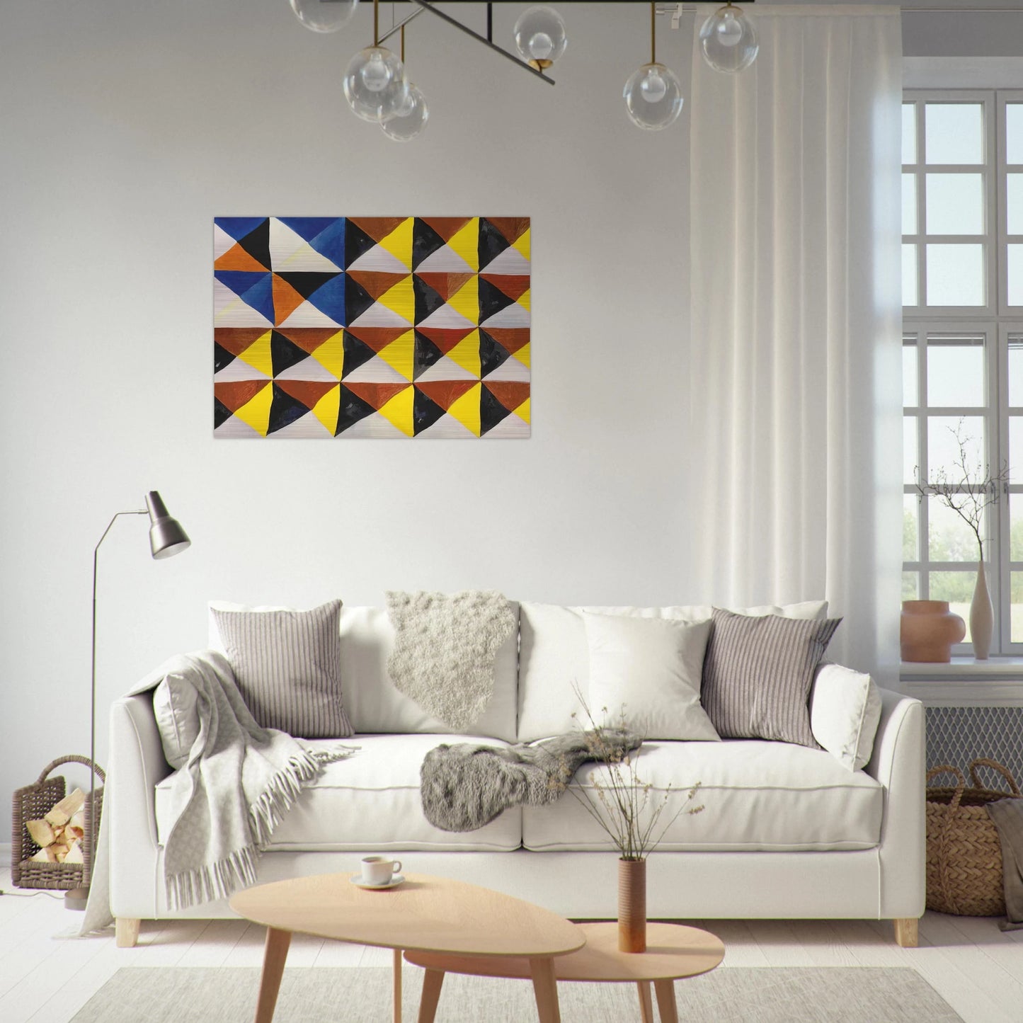 Harlequinade Harlequin with Columbine - 1990 - Mark Lancaster Brushed Aluminum Print - 70x100 cm / 28x40 inches | Mark Lancaster Aluminum Print | Mark Lancaster Prints