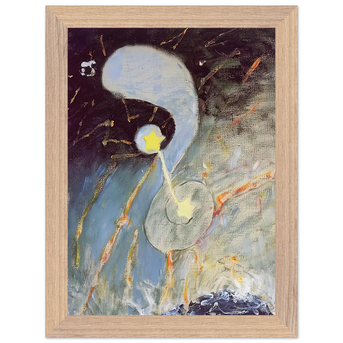 Hilma af Klint - CHAOS NR 2 1906 Wall art - 21x29.7 cm / 8x12" - Fine Art Poster - -