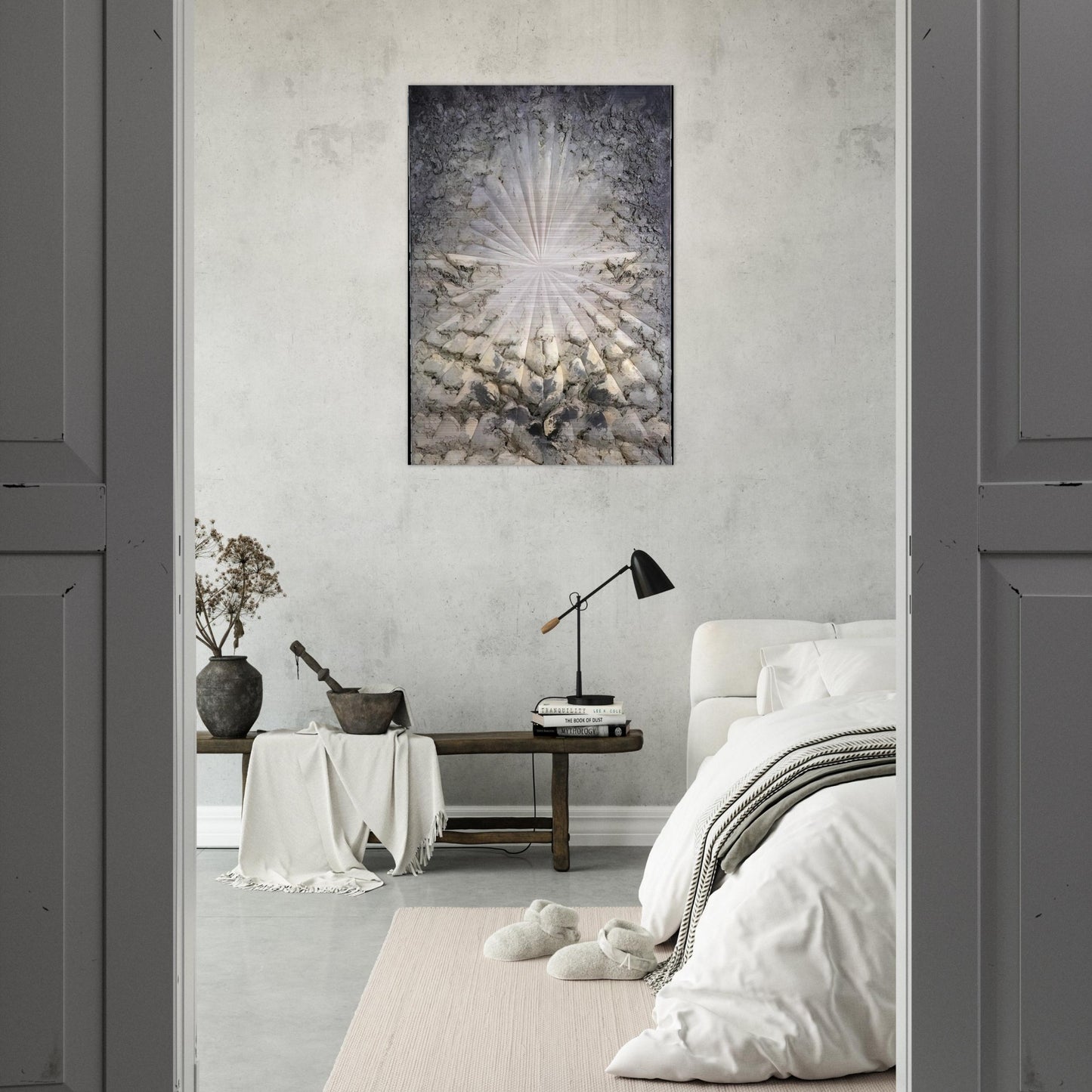Jay DeFeo/BIG/The Rose - Jay DeFeo Brushed Aluminum Print - 70x100 cm / 28x40 inches | Jay DeFeo Aluminum Print | Jay DeFeo Prints