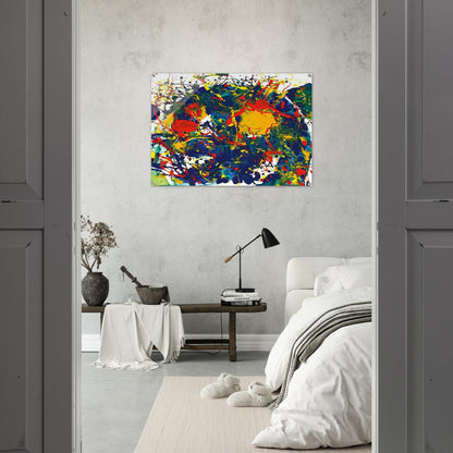 Untitled  SFP94-43  SF94-044  - Sam Francis Acrylic Print - 70x100 cm / 28x40″ inches