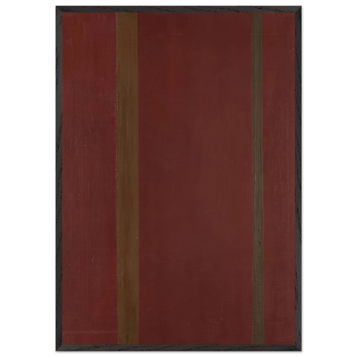 Galaxy - Barnett Newman 70x100 cm / 28x40 inches Framed Art Print – Black Wooden Frame