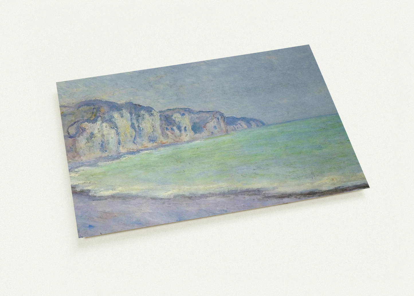 Cliff at Pourville 2 By claude monet Pack of 10 Post Cards | claude monet Post Cards | A6 (10.5 x 14.8 cm) - 4.1 x 5.8 inches