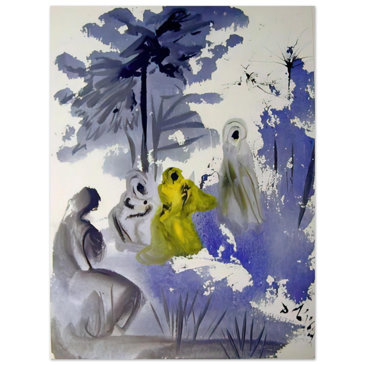 Salvador Dali - FAMILIA RUTH MOABITIDIS 1964  75x100 cm / 30x40inches Fine Art Poster