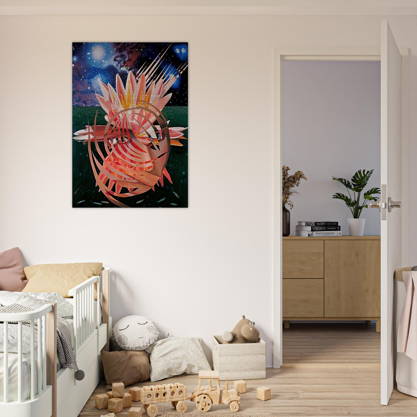Welcome to the Water Planet - James Rosenquist Brushed Aluminum Print - 70x100 cm / 28x40 inches | James Rosenquist Aluminum Print | James Rosenquist Prints