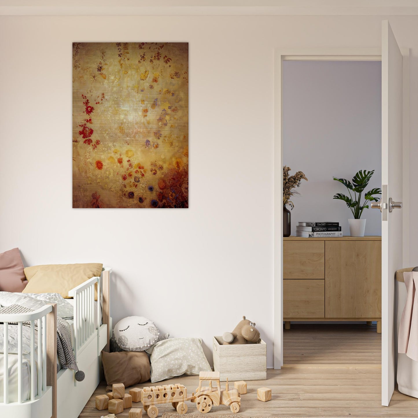DECORATIVE PANEL 1 - Odilon Redon Brushed Aluminum Print - 70x100 cm / 28x40 inches | Odilon Redon Aluminum Print | Odilon Redon Prints