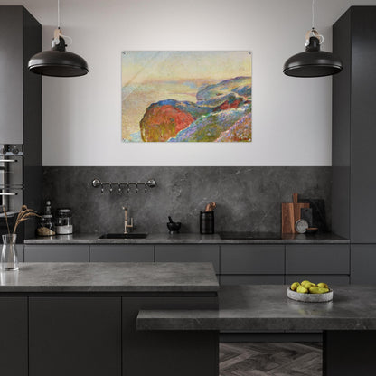 At Val Saint-Nicolas near Dieppe, Morning - claude monet Acrylic Print - 70x100 cm / 28x40″ inches