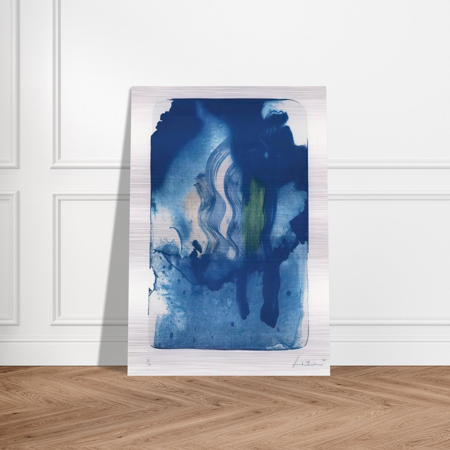 Reflections V - 1995 - Helen Frankenthaler Brushed Aluminum Print - 70x100 cm / 28x40 inches | Helen Frankenthaler Aluminum Print | Helen Frankenthaler Prints
