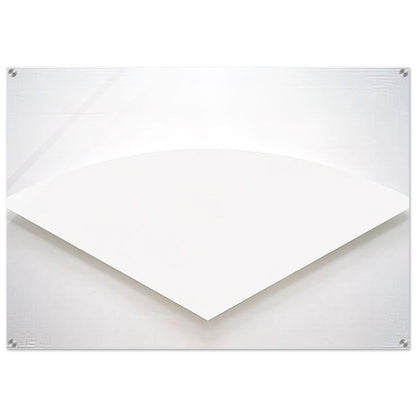 White Curve - Ellsworth Kelly Acrylic Print - 70x100 cm / 28x40″ inches | Ellsworth Kelly Wall Art | Ellsworth Kelly Prints