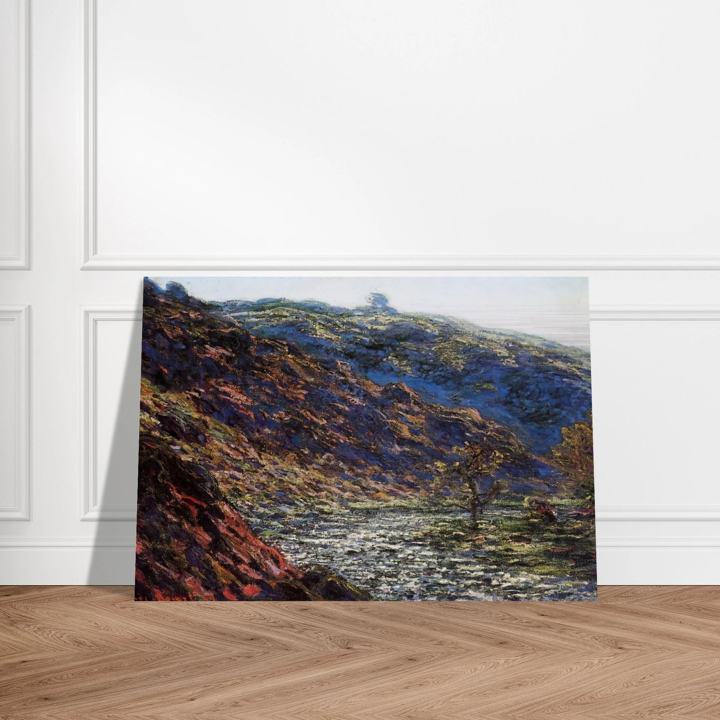 The Old Tree, Gorge of the Petite Creuse - claude monet Brushed Aluminum Print - 70x100 cm / 28x40 inches | claude monet Aluminum Print | claude monet Prints