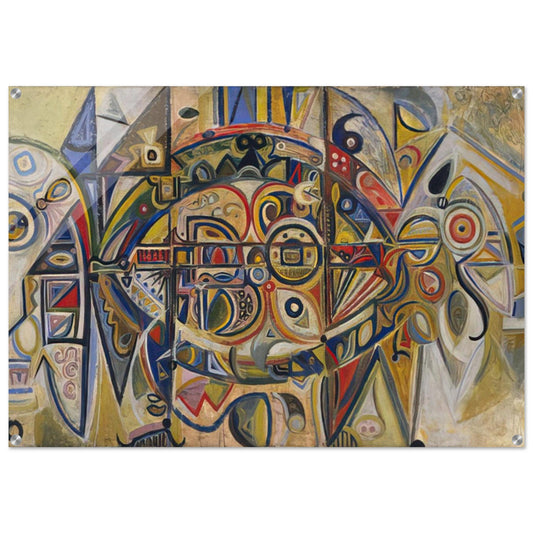 Desert - 1940 - Richard Pousette-Dart Acrylic Print - 70x100 cm / 28x40″ inches