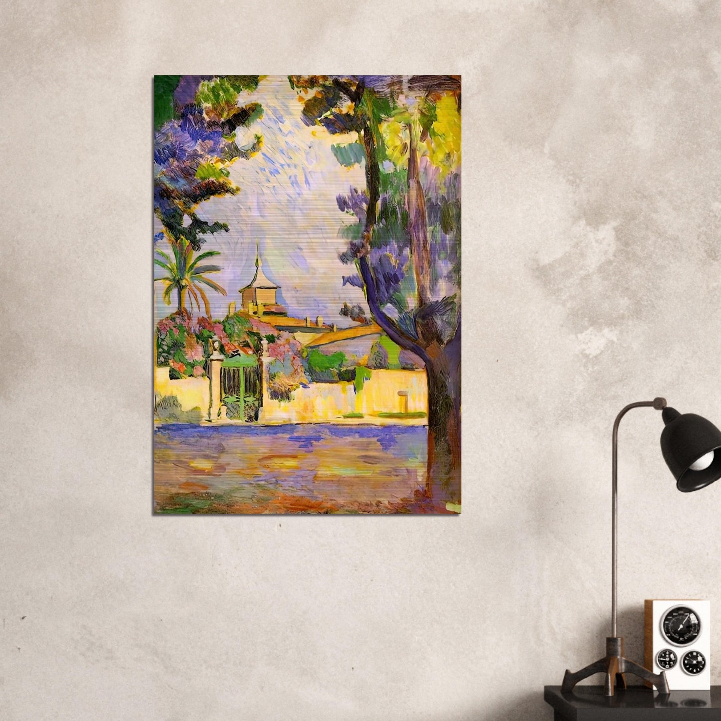 PLACE DES LICES ST TROPEZ 1904 - Henri Matisse Brushed Aluminum Print - 70x100 cm / 28x40 inches | Henri Matisse Aluminum Print | Henri Matisse Prints