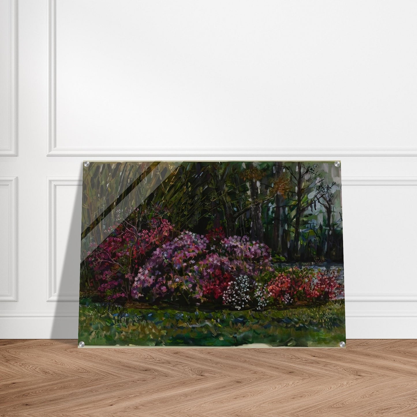 ALICIA S AZALEAS ON ST MARY S RIVER - Ivan Albright Acrylic Print - 70x100 cm / 28x40″ inches