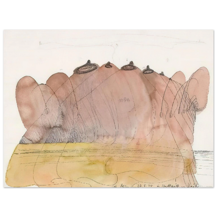 Dieter Roth - Untitled - 1974  75x100 cm / 30x40inches Fine Art Poster