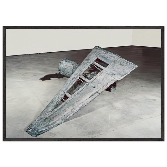 BERENICE 1989 - Anselm Kiefer 70x100 cm / 28x40 inches Framed Art Print – Black Wooden Frame
