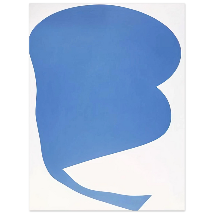 Ellsworth Kelly - Blue on White  75x100 cm / 30x40inches Fine Art Poster