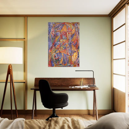 0 THROUGH 9 - Jasper Johns Brushed Aluminum Print - 70x100 cm / 28x40 inches | Jasper Johns Aluminum Print | Jasper Johns Prints