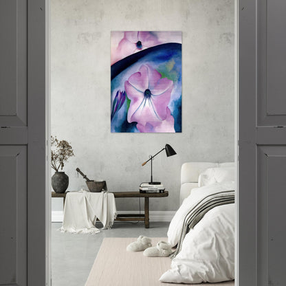 Petunia II - Georgia O'Keeffe Brushed Aluminum Print - 70x100 cm / 28x40 inches | Georgia O'Keeffe Aluminum Print | Georgia O'Keeffe Prints