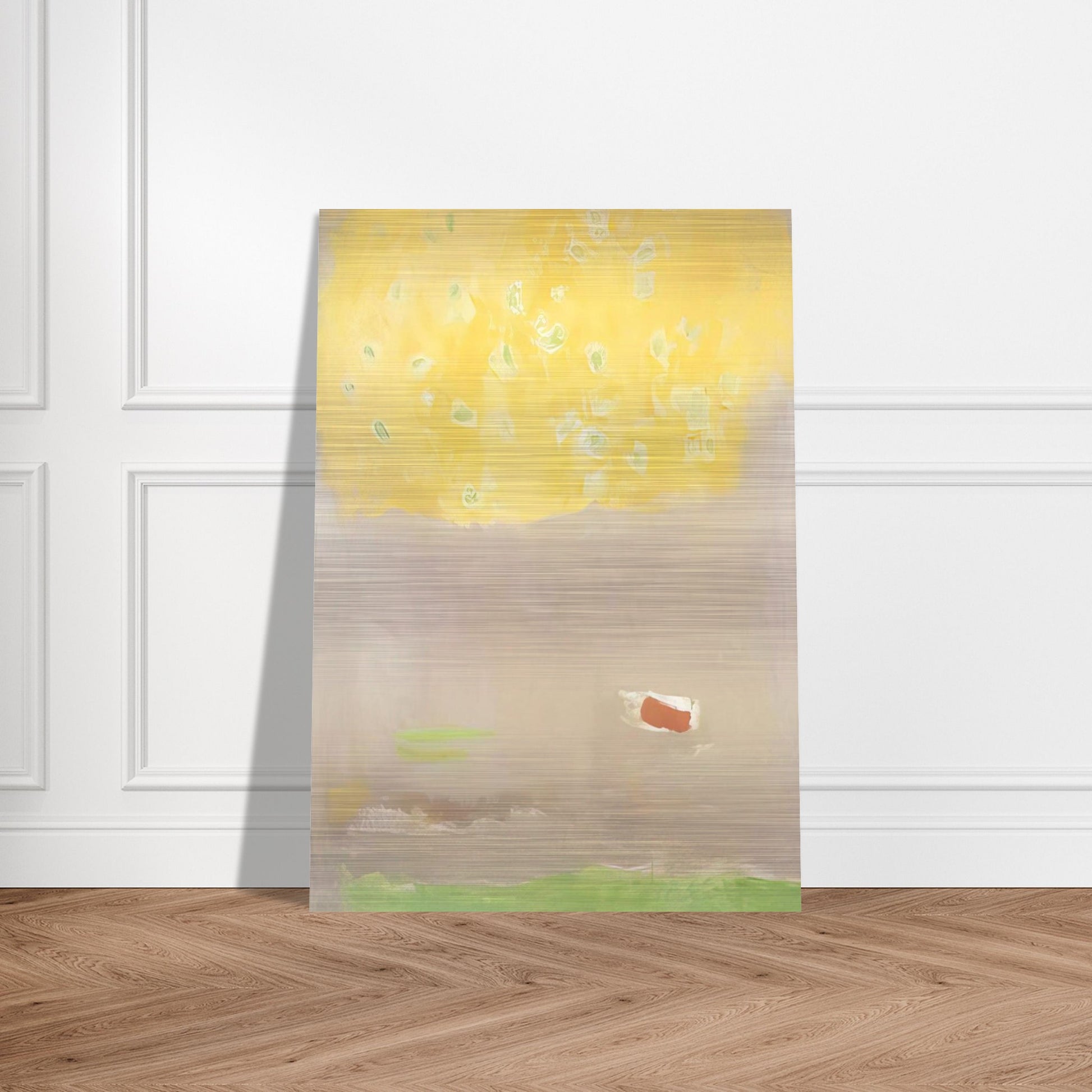 COMPOSITION 1997 - Esteban Vicente Brushed Aluminum Print - 70x100 cm / 28x40 inches | Esteban Vicente Aluminum Print | Esteban Vicente Prints
