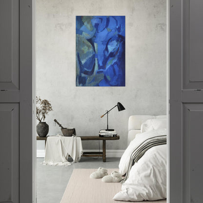 THE STORMY SEA 1958 - Alma Woodsey Thomas Brushed Aluminum Print - 70x100 cm / 28x40 inches | Alma Woodsey Thomas Aluminum Print | Alma Woodsey Thomas Prints
