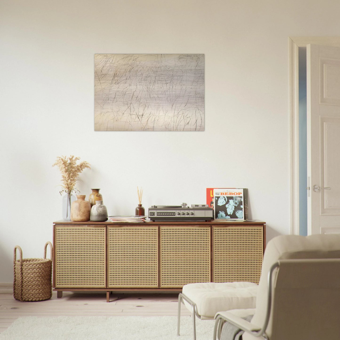The Geeks - Cy Twombly Brushed Aluminum Print - 70x100 cm / 28x40 inches | Cy Twombly Aluminum Print | Cy Twombly Prints