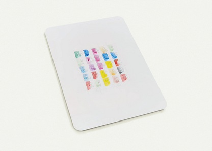 MILLENOVECENTOTTANTACINQUE 1985 By Alighiero Boetti Pack of 10 Post Cards | Alighiero Boetti Post Cards | A6 (10.5 x 14.8 cm) - 4.1 x 5.8 inches