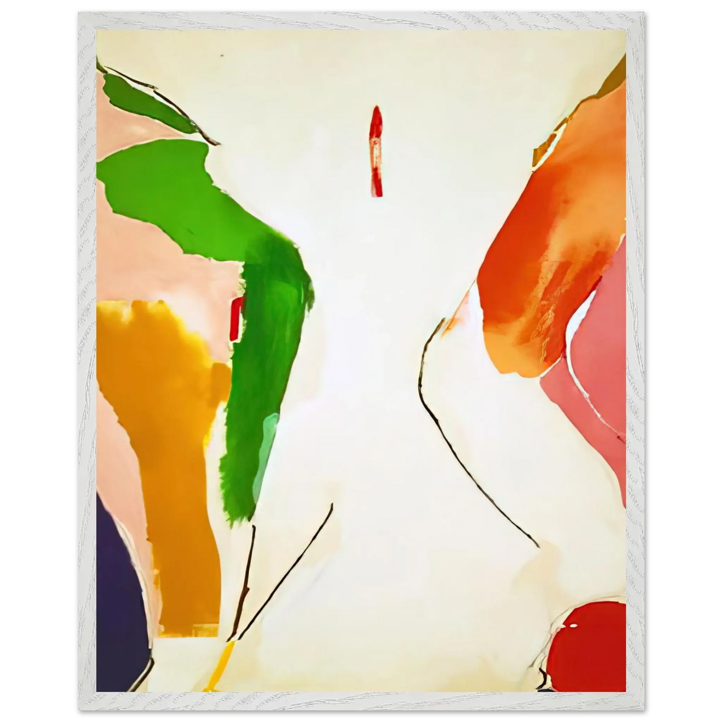Helen Frankenthaler - Living Edge - 1973 Wall art - 21x29.7 cm / 8x12" - Fine Art Poster - -