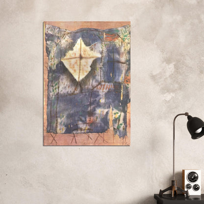 RAVAGED LAND 1921 - Paul Klee Brushed Aluminum Print - 70x100 cm / 28x40 inches | Paul Klee Aluminum Print | Paul Klee Prints