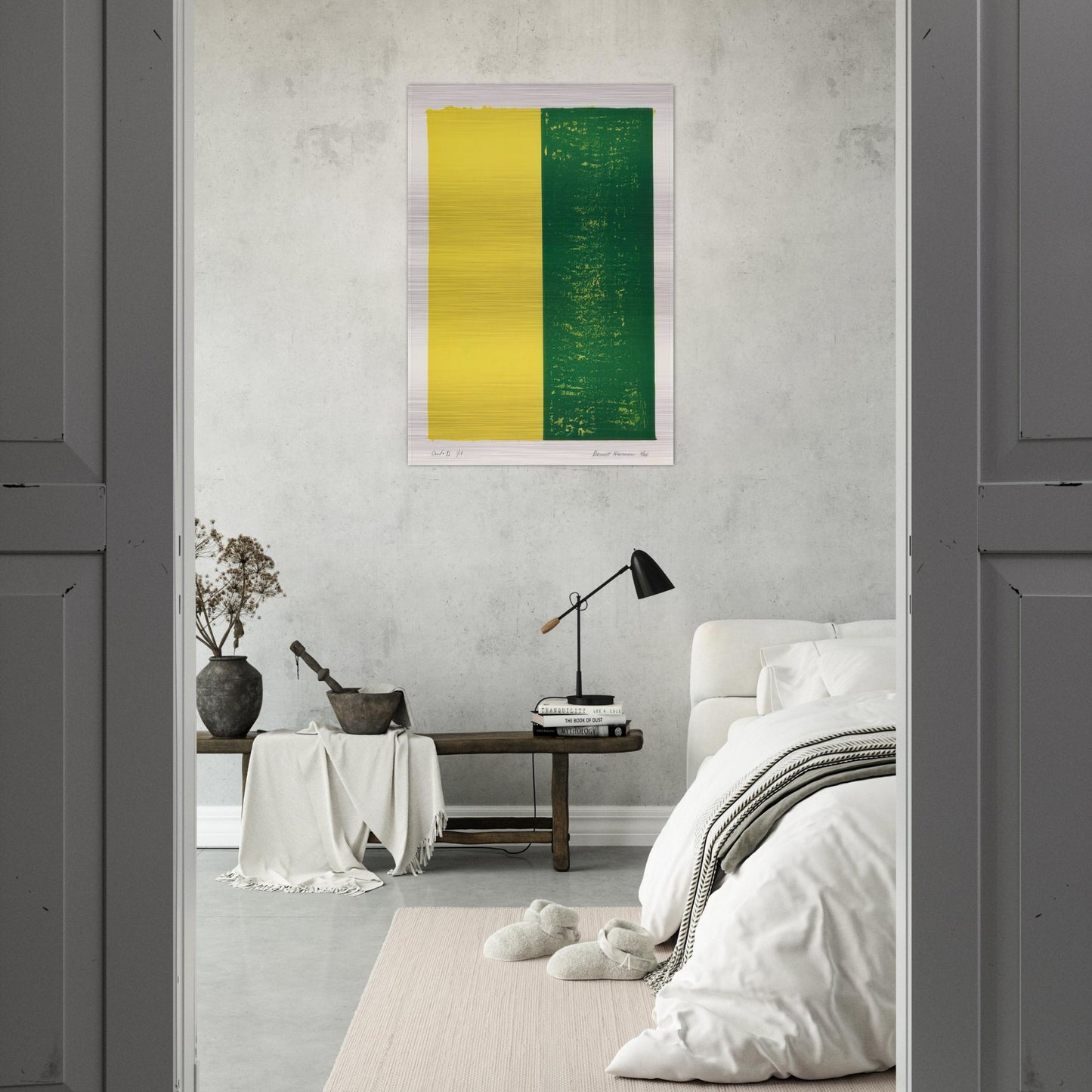 Canto XI - Barnett Newman Brushed Aluminum Print - 70x100 cm / 28x40 inches | Barnett Newman Aluminum Print | Barnett Newman Prints