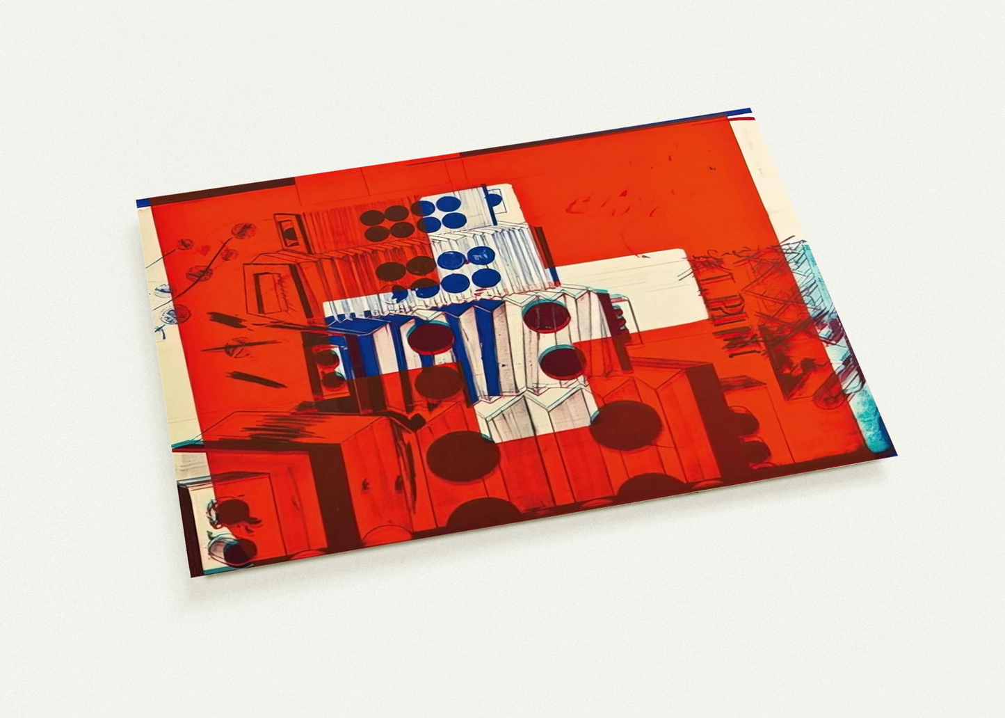 Ars Alpina I - 1972 By Dieter Roth Pack of 10 Post Cards | Dieter Roth Post Cards | A6 (10.5 x 14.8 cm) - 4.1 x 5.8 inches